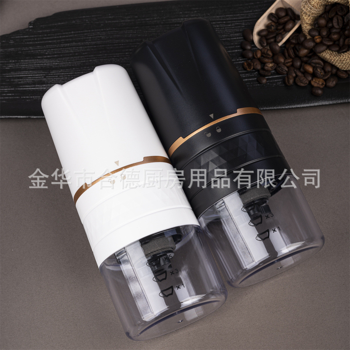 电动咖啡磨咖啡豆研磨器家用磨豆机USB充电咖啡机礼品赠送厂家批