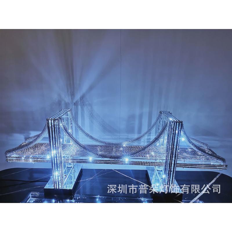 新款家居摆件欧式白光金属台灯酒店装饰网红直播间led氛围灯