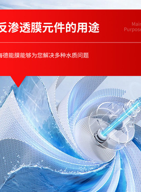 现货纳滤膜nf270-400工业高脱盐低压反渗透膜纯水淡化过滤膜陶氏