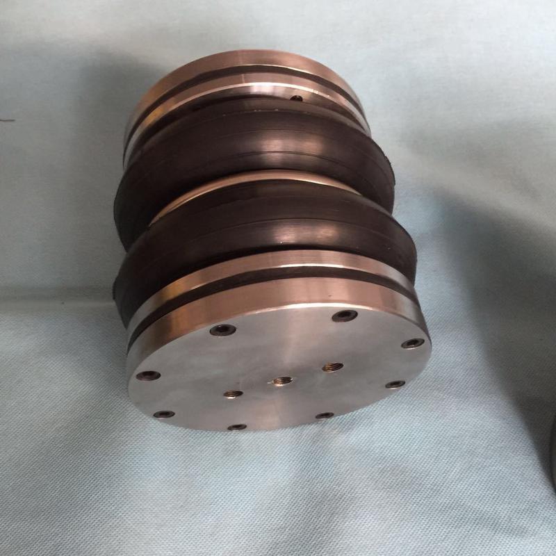 囊式单曲空气弹簧减震橡胶气囊法兰式密封式橡胶双曲空气弹簧厂