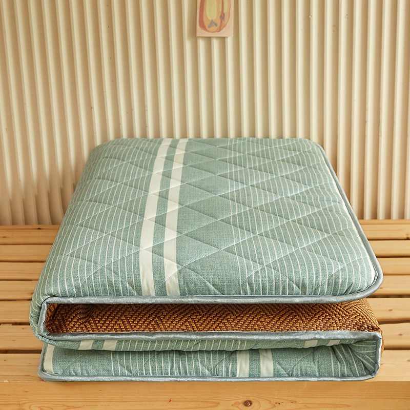 X70T凉席学生宿舍单人夏天藤席子冬夏两用双面正反床垫草席夏季床