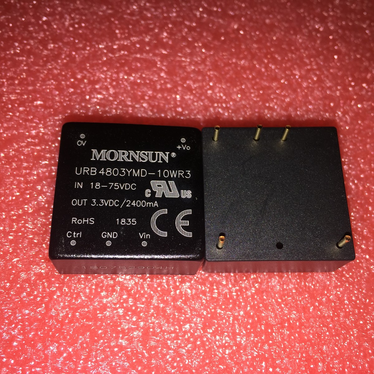 URB4803YMD-10WR3 金升阳DC/DC电源模块18-75V输入3.3V输出2.4A
