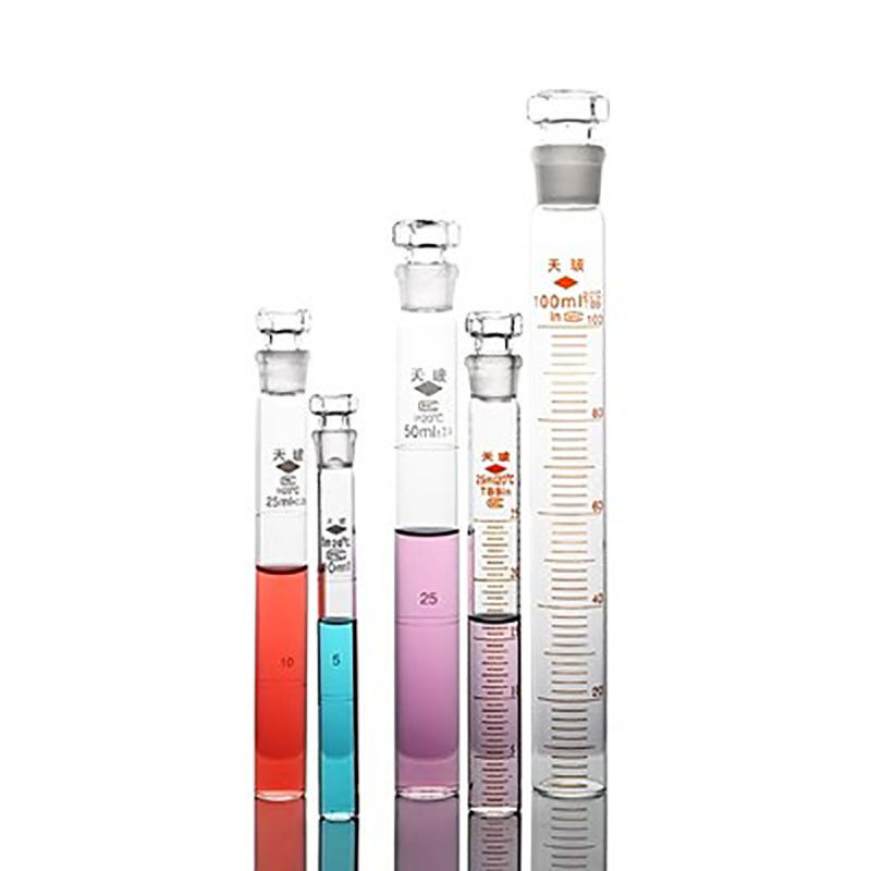 天玻A级比色管10ml25ml50ml100ml全刻度比色管具塞比色管包邮图片