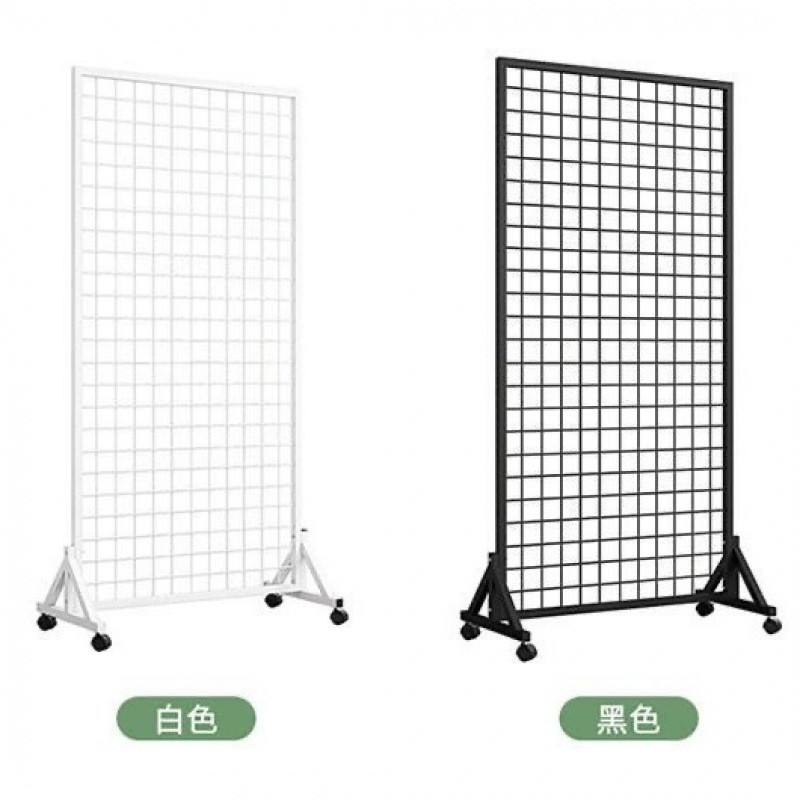 铁艺网格货架网架饰品置物架立式铁丝网格幼儿园摆摊展示架便携式