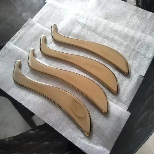 脸部黄铜新款耳穴刮痧板耳朵耳疗专用眼部刮眼袋面部纯美容按摩板