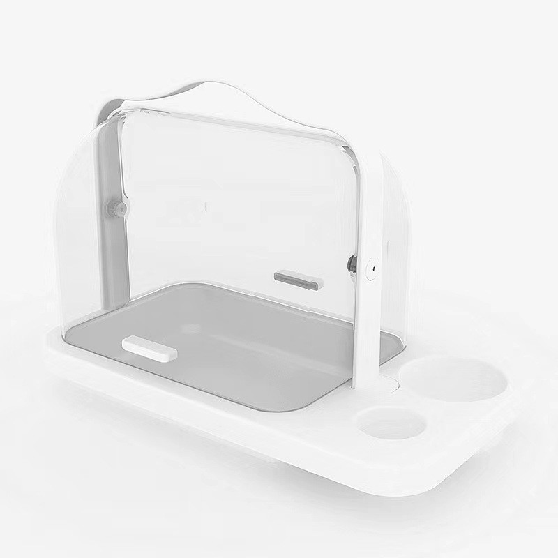 超市透明试吃台水果糕点零食试吃加厚底盘台精品带盖展示落地支架