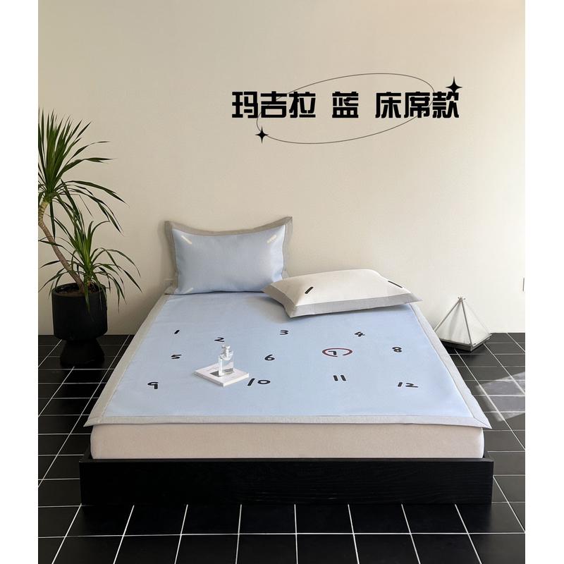 冰丝凉席三件套可机洗床笠防滑空调软席简约时尚夏天1.5/1.8米床