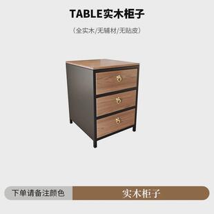 天纵美式实木办公桌4人位职员位2人工位办公室长条桌电脑桌椅组合