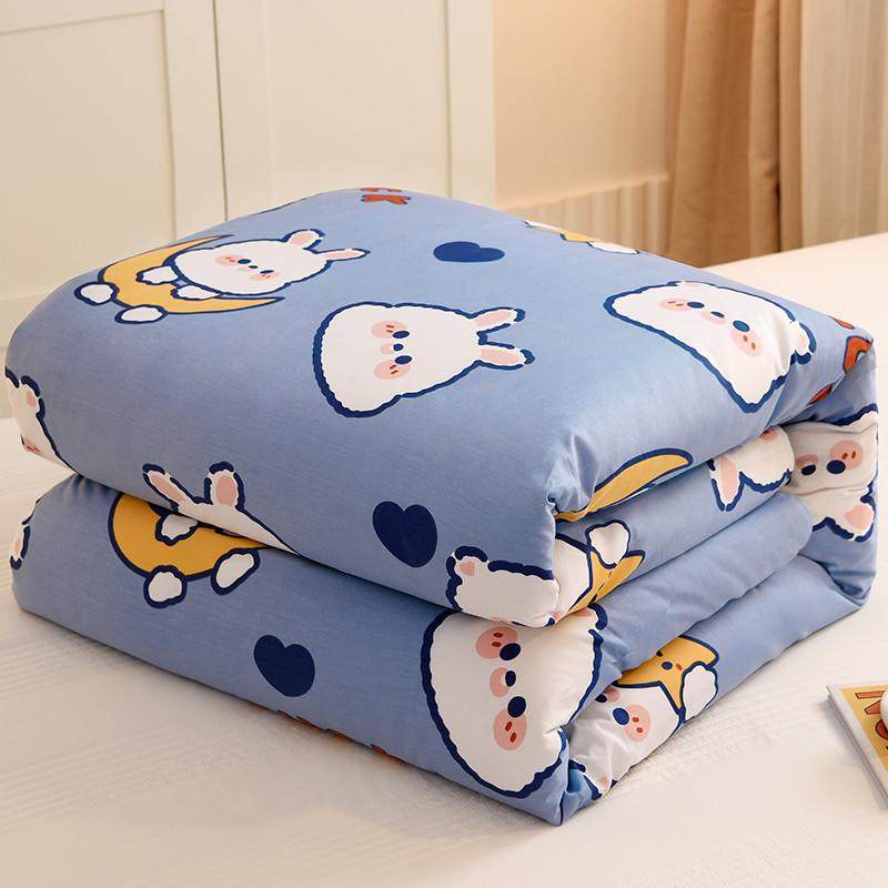 被子冬被全棉单人学生宿舍花被被芯带被套加厚保暖春秋棉被,床上用品,棉花被,淘宝优惠券,粉丝福利购,淘宝优惠卷
