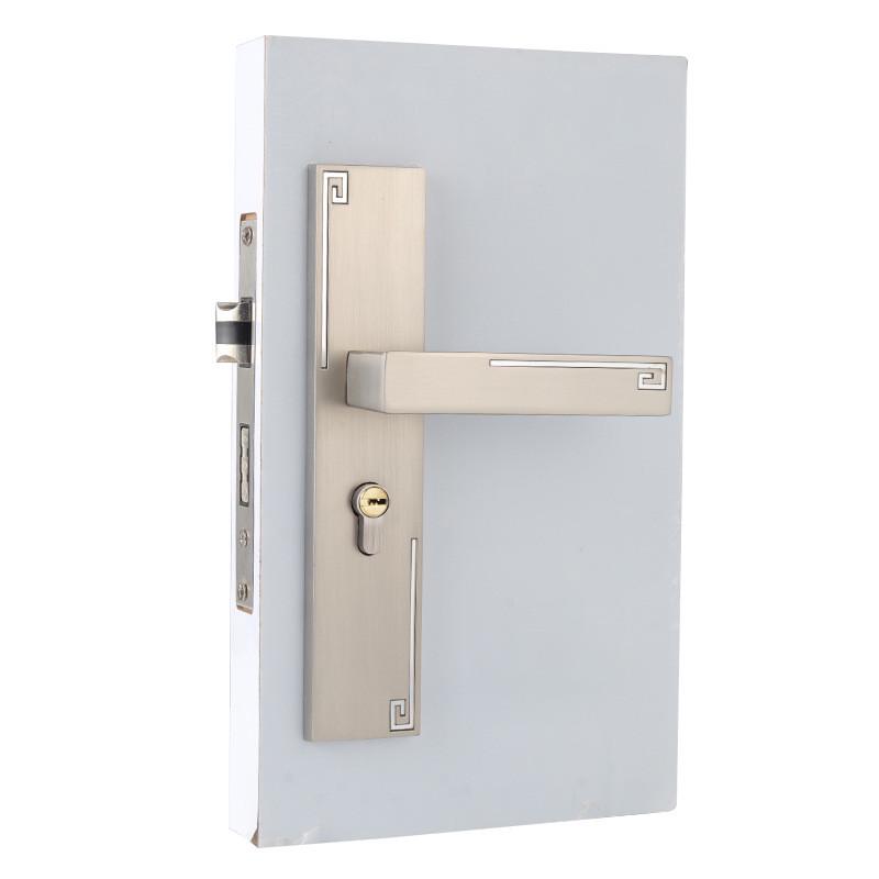 锌合金新中式卧室门锁家用木门房门执手锁批发静音门锁简易室内