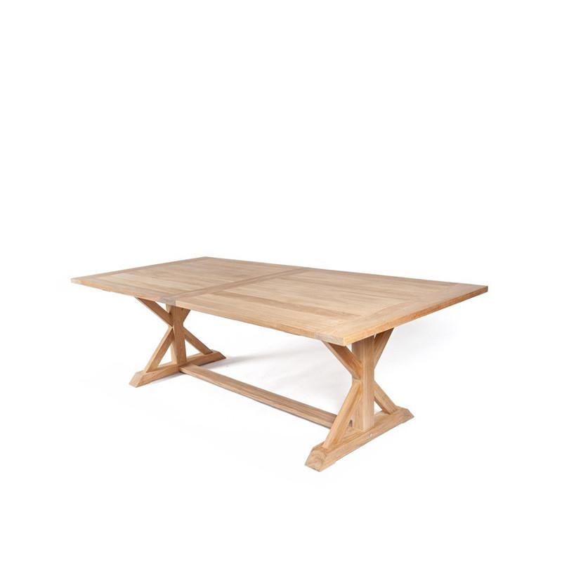 户外家具庭院别墅桌椅阳台露天组合柚木实木民宿椅子藤编美式长桌