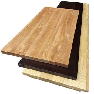 红橡木书桌实木北美面板板桌黑胡桃木橡木升降白橡木樱桃木