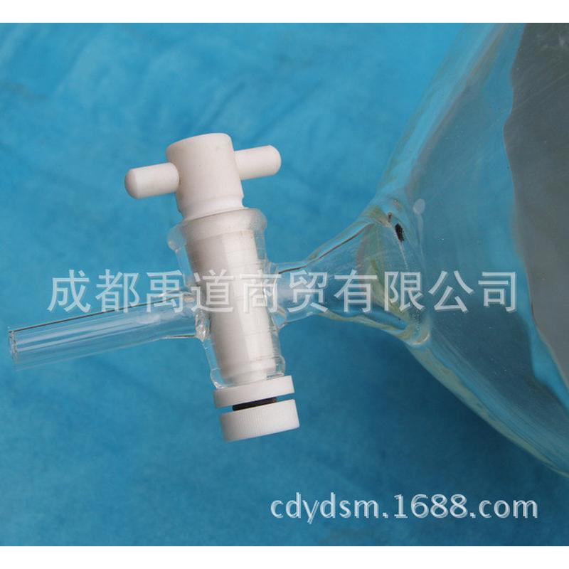 四氟活塞玻砂层析柱5080100mm四氟砂心层析柱四氟活塞色谱柱