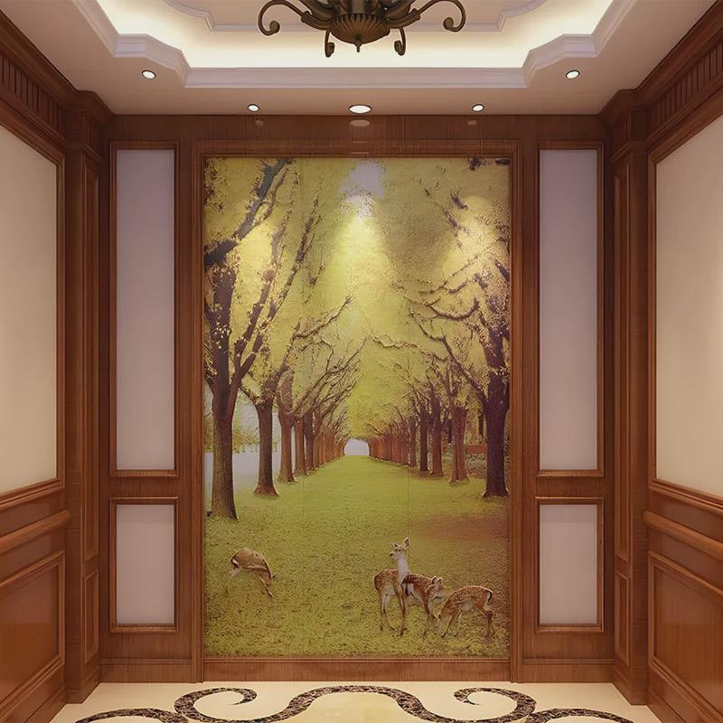 8d电视背景墙纸影视石纹欧式3d壁纸客厅大气装饰山水壁画大理墙布