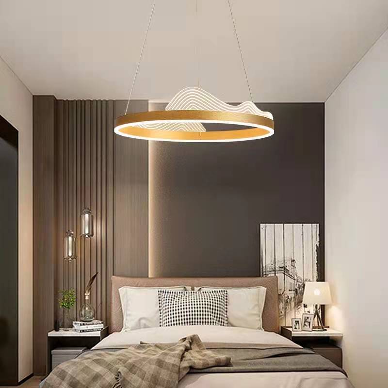 led客厅现代简约大气创意个性北欧灯具卧室餐厅灯饰网红吊灯