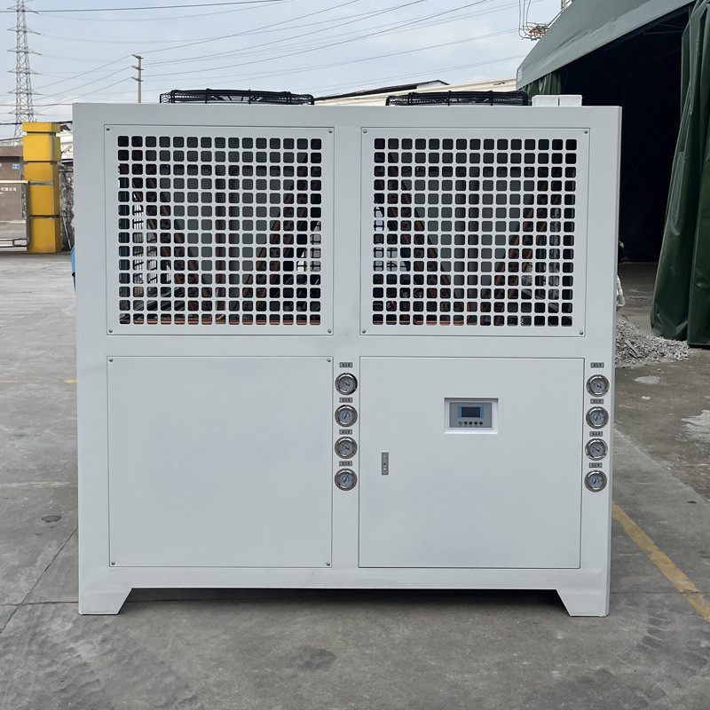 文祥工厂用激光工业冷水机降温10匹分体式食用菌制冷机-20度