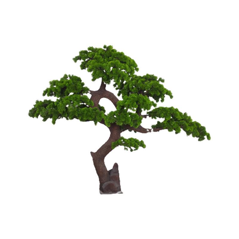 仿真绿植松树公园小区城市绿化假树盆栽摆件民宿仿真松树庭院