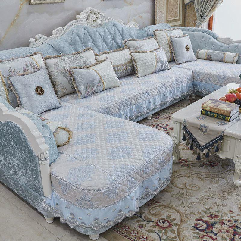 mp0欧式沙发套罩u型现做四季通用全包防滑坐垫套高挡奢华沙发垫