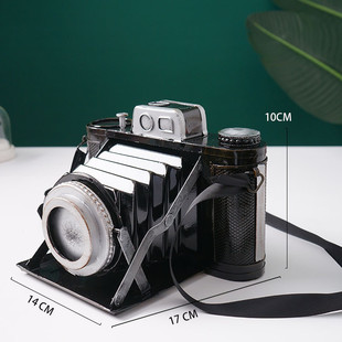 老式美式复古照相机模型摆件老上海民国南洋风摆设装饰物件工艺品