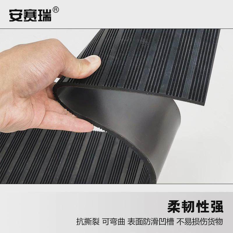 安赛瑞200374擦磁吸防滑垫橡胶保护套耐磨防刮叉车防撞垫工厂车间
