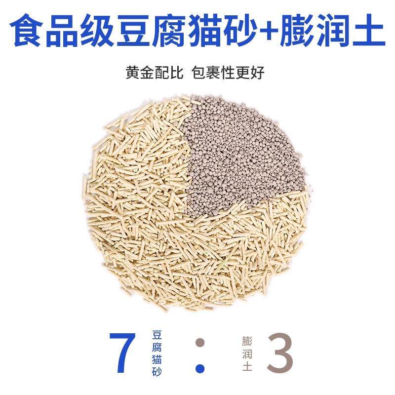 猫砂豆腐砂除臭无尘40斤去味结团20公斤大袋包邮装猫舍猫咪用品