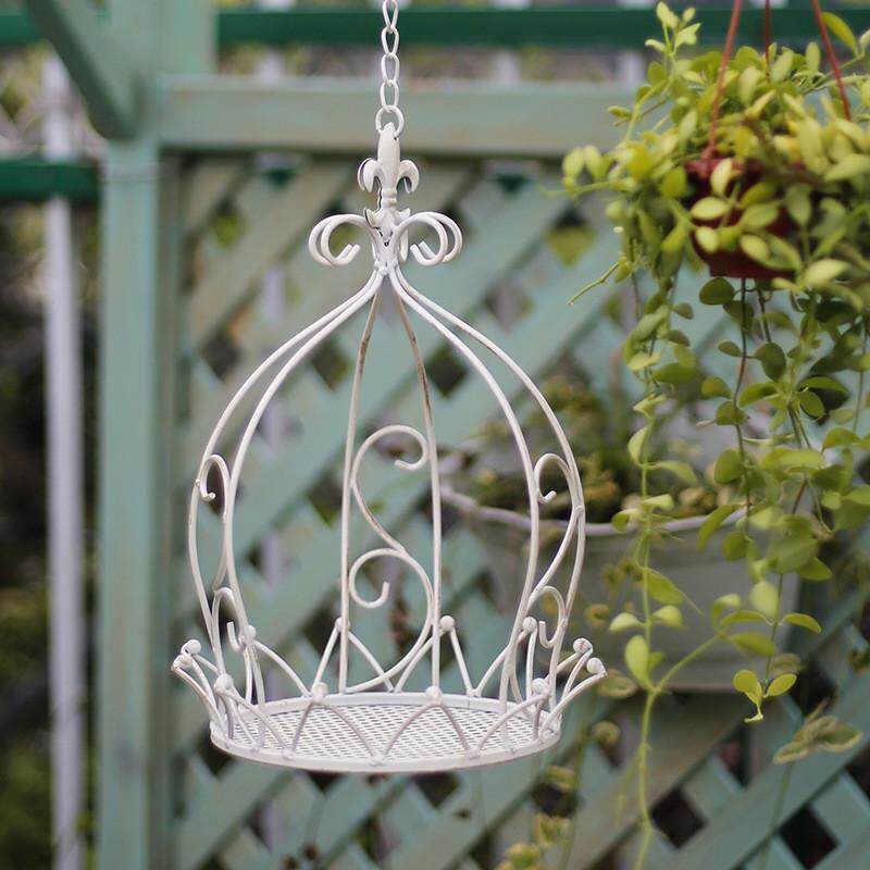 铁艺铁链悬挂式吊篮花盆挂钩秋千垂吊盆栽花绿植置物阳台庭院装饰