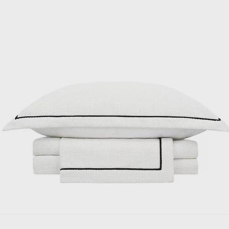 样板房床上用品展厅极简家具轻奢软装配套床品样板间四件套,床上用品,床品套件/四件套/多件套,淘宝优惠券,粉丝福利购,淘宝优惠卷