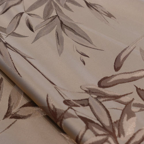 新中式竹叶纷纷高精密提花面料红木家具家居抱枕坐垫装饰桌旗面料