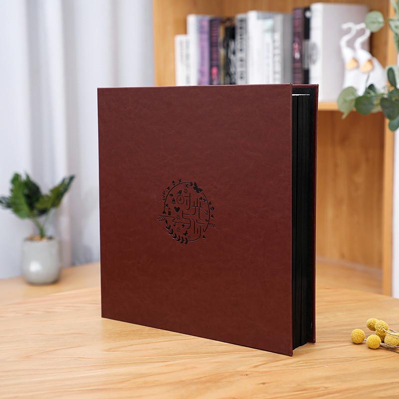 自粘纪念册粘贴式插页覆膜家庭手工diy相册本大容量相册影集相簿