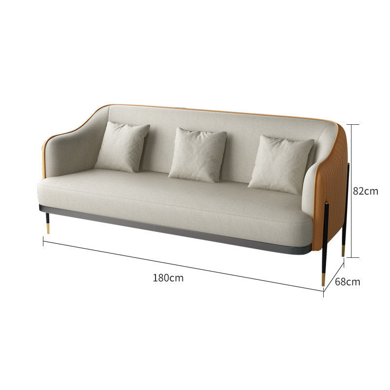 轻奢简约商务美容院办公沙发休闲洽谈酒店客房足浴会所组合沙发椅