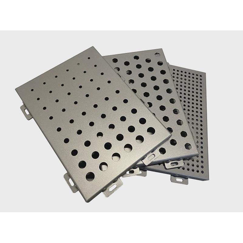 厂家定制铝单板幕墙门头招牌吊顶冲孔雕花弧形双曲氟碳铝单板