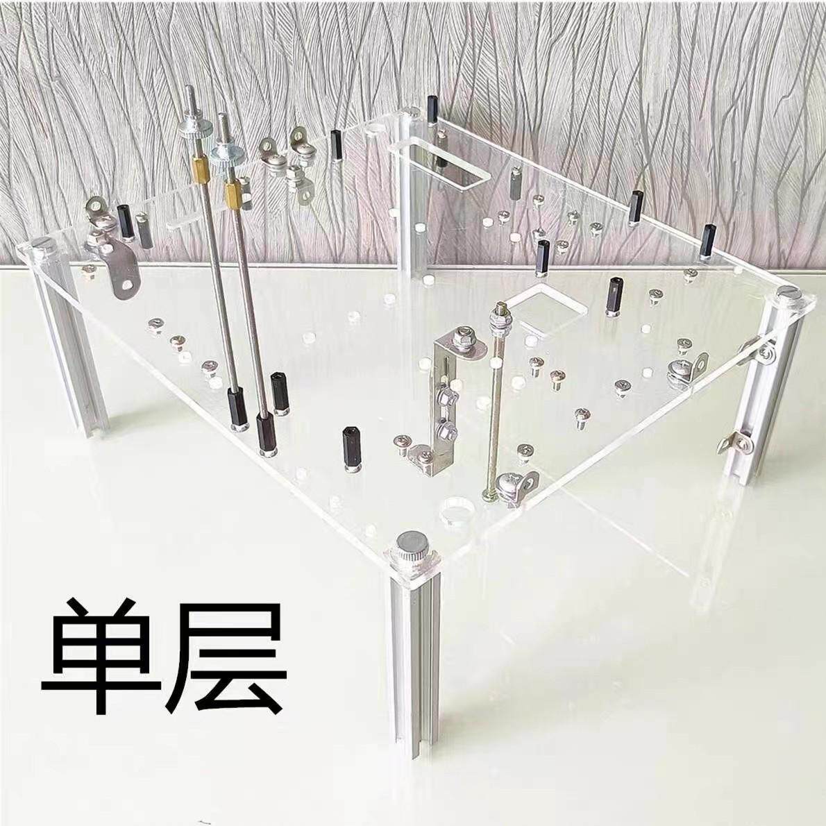 全透明亚克力卧式台式电脑机箱DIY个性ATX机箱MITX创意开放式机箱