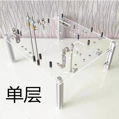 全透明亚克力卧式台式电脑机箱DIY个性ATX机箱MITX创意开放式机箱