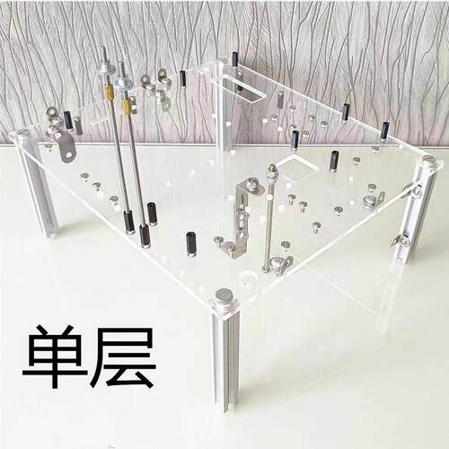 全透明亚克力卧式台式电脑机箱DIY个性ATX机箱MITX创意开放式机箱