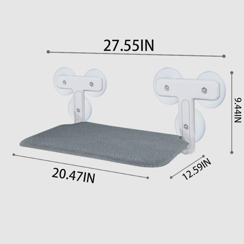 跨境新款可折叠猫猫猫吊床阳台用具强力吸盘猫咪挂式窗户吊床猫窝