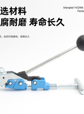 不锈钢预制管夹打孔紧抽带机带式穿孔卡箍喉箍中心冲孔器t30069