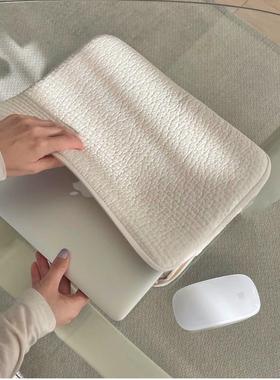 新款韩国 ins博主款thus白色黑色笔记本电脑包ipad平板电脑内胆包