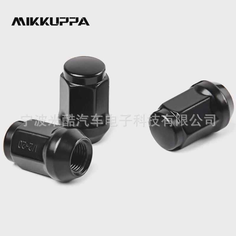 1/2-20六角轮毂汽车配件汽车轮胎螺母螺丝螺母螺母黑色银色lugnut