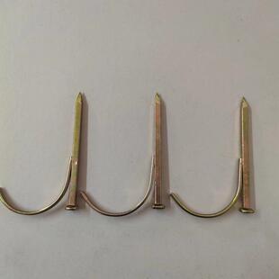 水管钩钉卡钉入墙管卡钩钉u型勾管卡钉管码水管pvc管水泥钢钉4分6