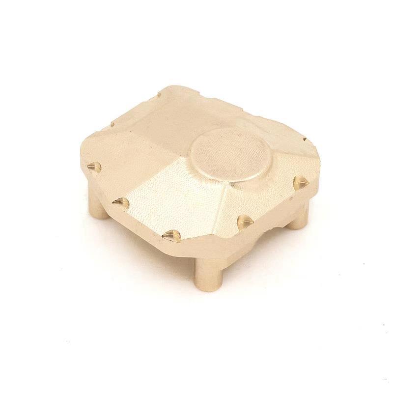 1/10仿真模型车scx10IIIAX103007前后车桥铜桥盖单个重40g