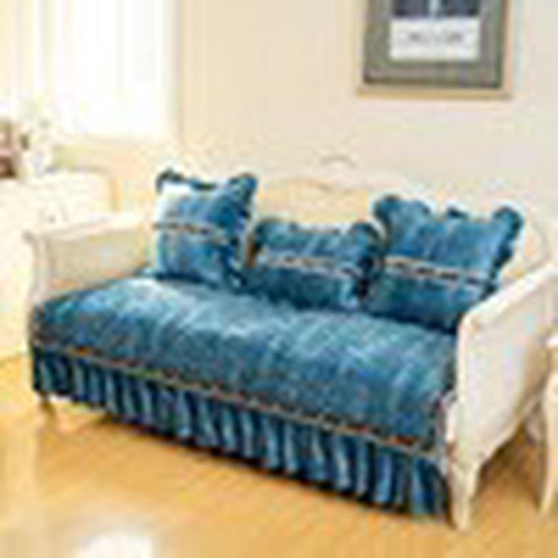 欧式现代防滑沙发垫四季屋居家布艺沙发套北欧康乐沙发巾定制
