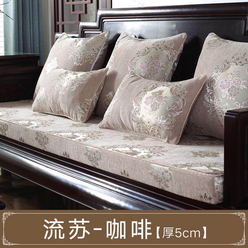 新中式中国风沙发垫45d加密海绵座垫海绵坐垫圈椅垫罗汉床垫子