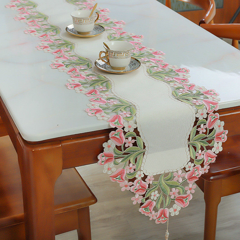 桌旗茶几2024新款餐桌垫轻奢高级感布艺法式茶旗布电视柜盖巾,居家布艺,桌旗,淘宝优惠券,粉丝福利购,淘宝优惠卷