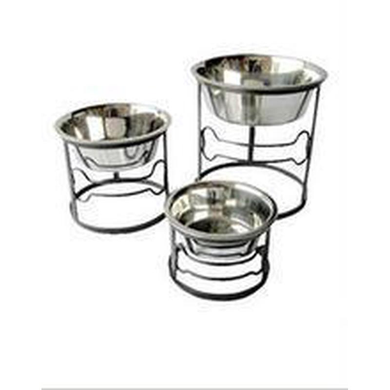 热销铁艺狗盆架通用.中.小猫小狗食具猫狗犬碗盆架宠物用品大喂食