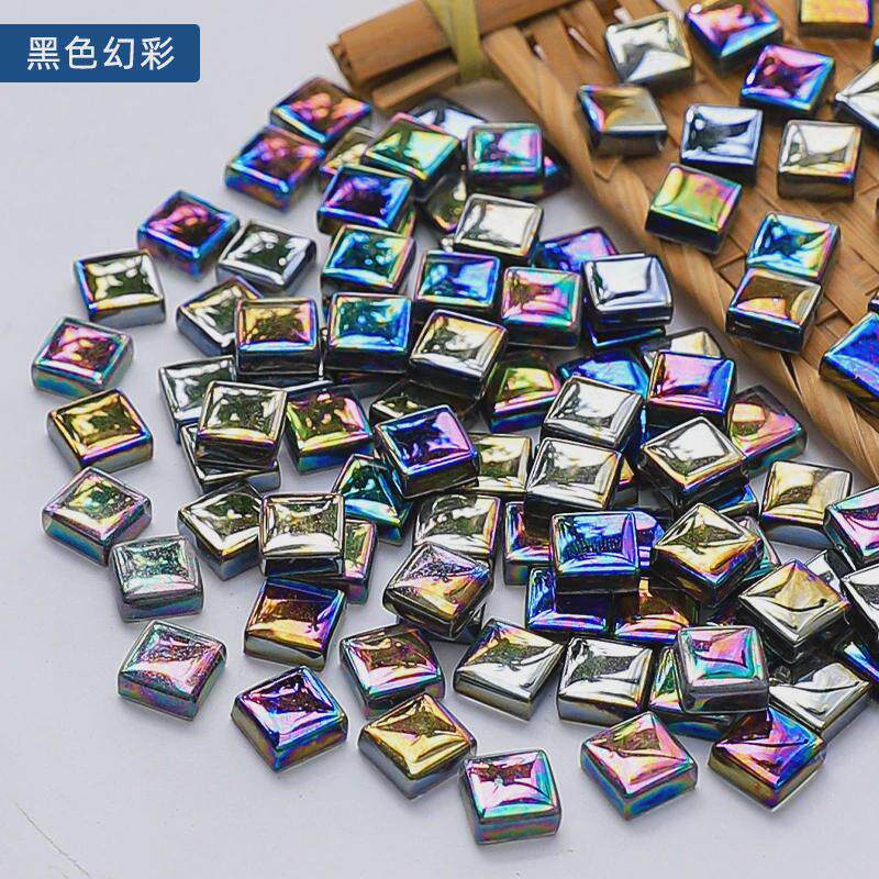 10公斤彩色水晶玻璃马赛克手工diy儿童创意品艺术美术区绘画材料