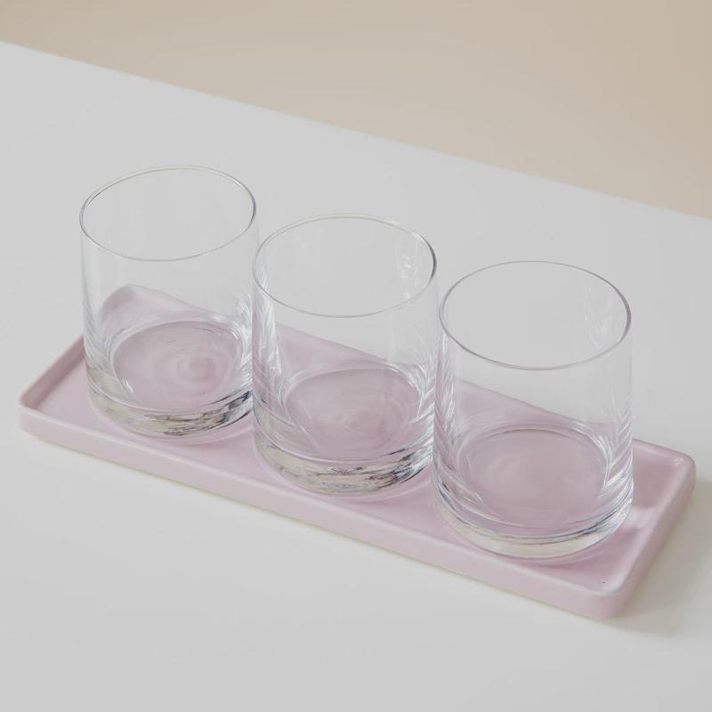 玻璃漱口杯子家用轻奢ins风家庭套装刷牙杯情侣牙刷洗漱牙具牙缸