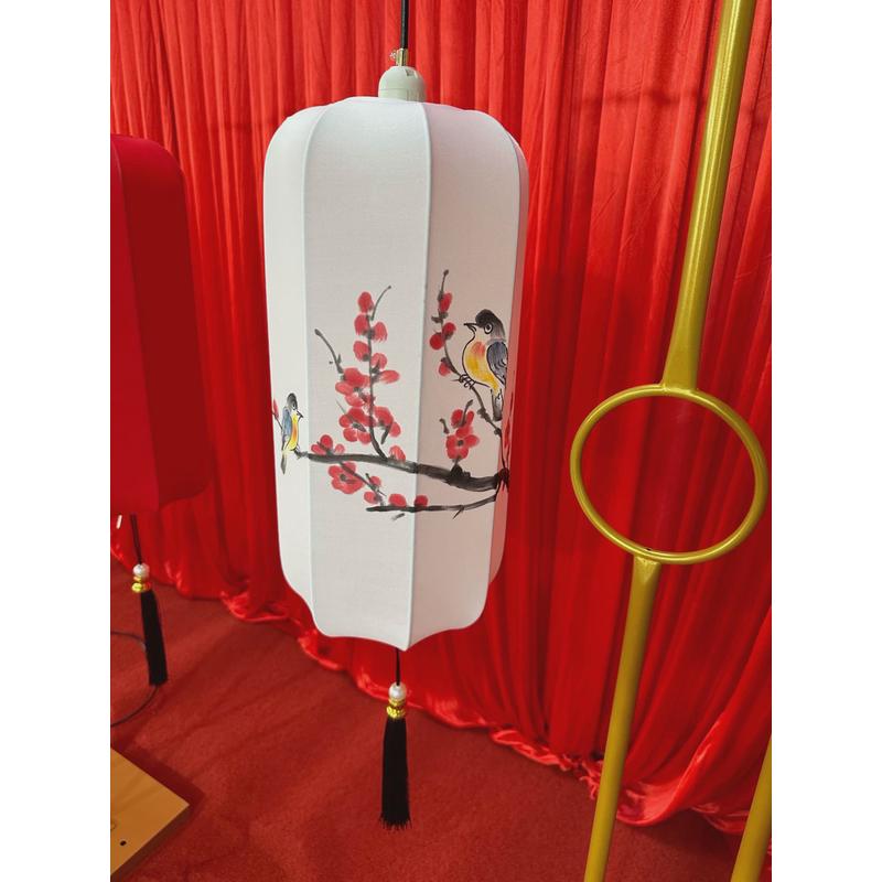 新中式婚庆道具婚礼灯光宫灯路引汉唐仿古铁艺灯笼布置装饰摆件