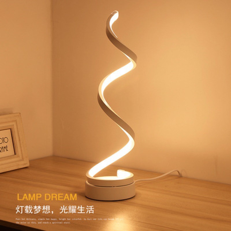 跨境现代简约led床头灯卧室创意个性书房客厅个性学生照明台灯
