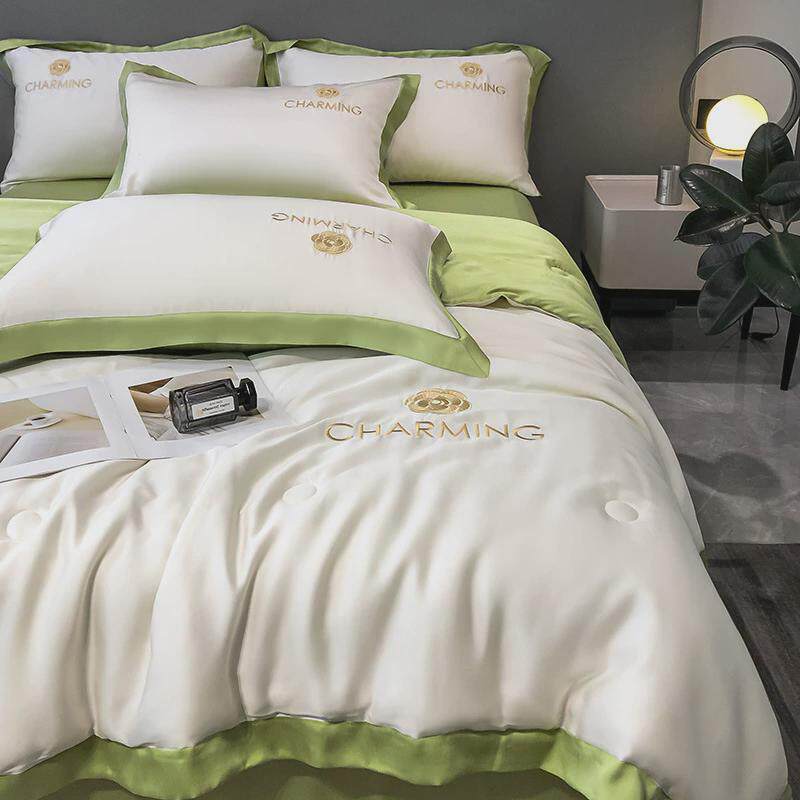 空调被冰丝夏凉被四件套2024新款儿童单人被子被芯可机洗夏季新品