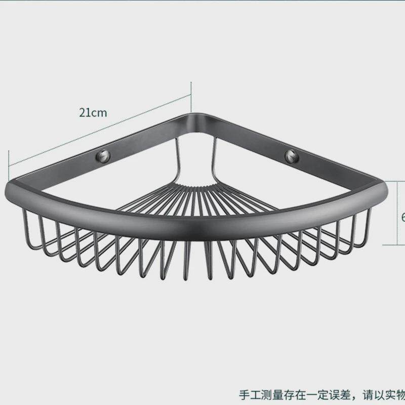 欧式三角置物架厕所免打孔卫生间洗澡间收纳壁挂式架子洗漱台墙上
